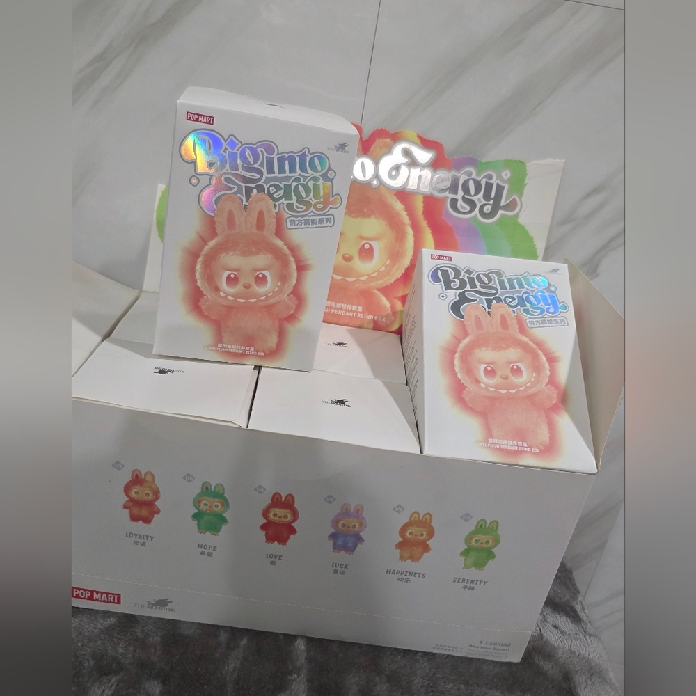 Labubu big into energy inspired doll (Lafufu)